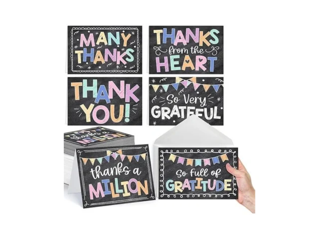 Hadley Designs Bulk Thank You Cards With Envelopes… Code