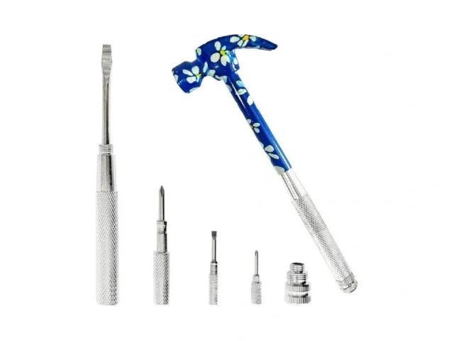 6 In 1 Flower Hammer Screwdriver Tool All In One… Code