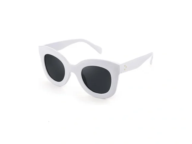 Feisedy Oversized Square Horn Sunglasses Men Women… Code