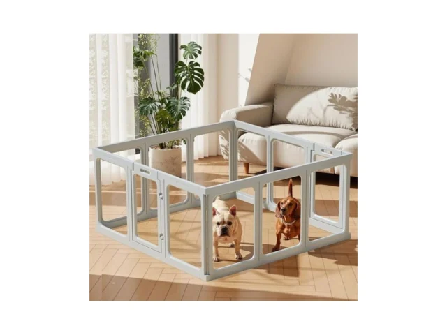 Clear Acrylic Dog Playpen – 50 X 50 Inch 24 H 12… Code