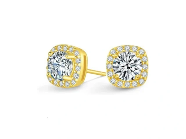 Anbamahong Moissanite Halo Earrings Lab Created… Coupon