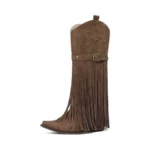 Amazon code: Grakihily Fringe Cowgirl Boots For Women