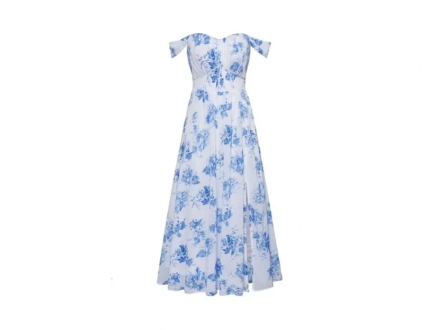 Grace Karin Summer White-blue Floral Dress For… Code