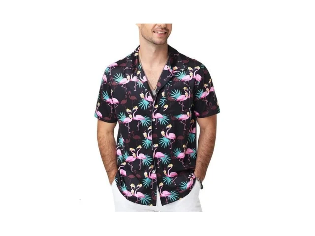 Seaoyozo Hawaiian Shirt For Men Short Sleeve… Code