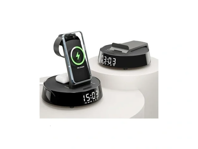 Alarm Clock With Wireless Charging Station Clock… Code
