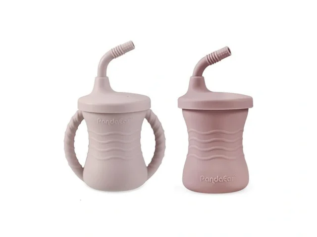 Pandaear 2-pack Silicone Baby Training Cups With… Coupon