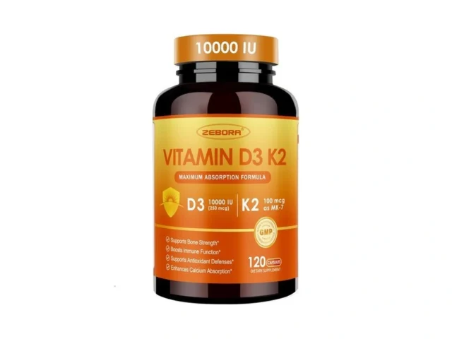 Zebora Vitamin D3 K2 – Maximum Strength 10000iu D3… Code