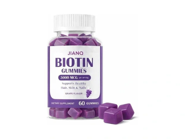 Jianq Biotin Gummies For Hair Skin Nails High… Code