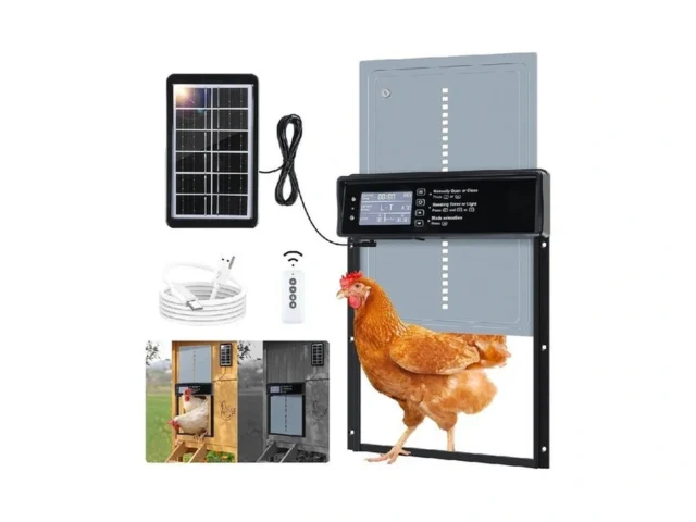 Automatic Chicken Coop Door Solar Powered Lcd… Code