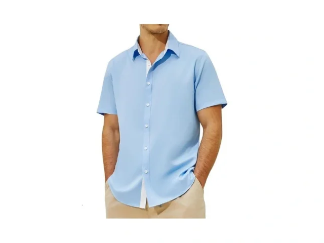 Jekaoyi Men S Button Down Dress Shirts Short Sleeve… Code