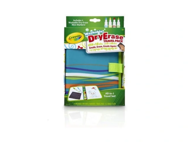 Crayola Washable Dry Erase Travel Pack Whiteboard… Coupon