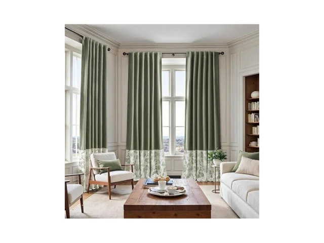 Jinchan Faux Linen Blackout Curtains For Bedroom… Coupon