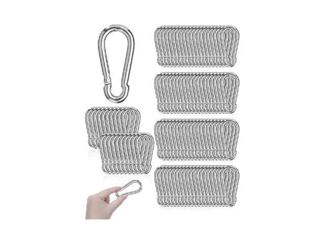 Lifella Key Chain Hooks Small Carabiner Clips… Code