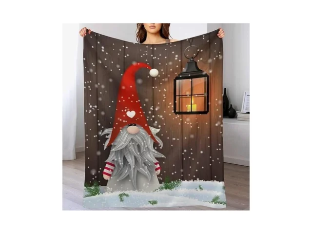 Christmas Gnome Blanket Gifts For Teens – Soft Warm… Code