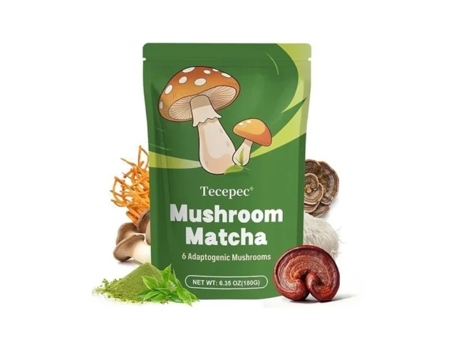 Mushroom Matcha Powder With 6 Adaptogen Mushrooms… Code