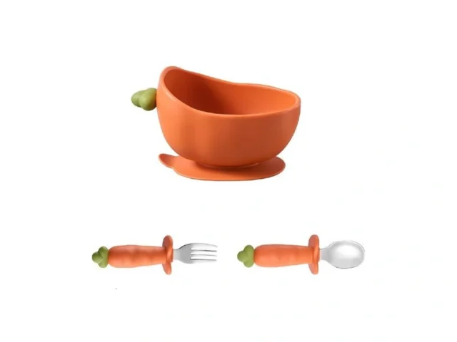Carrot Shape Silicone Baby Feeding 6 Pack Set 1… Code
