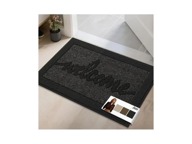 Jsei Door Mat 20 X 32 Absorbent Dirt Welcome Mat… Code