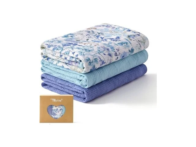 Tillyou 3 Pack Muslin Swaddles For Newborns Baby… Code