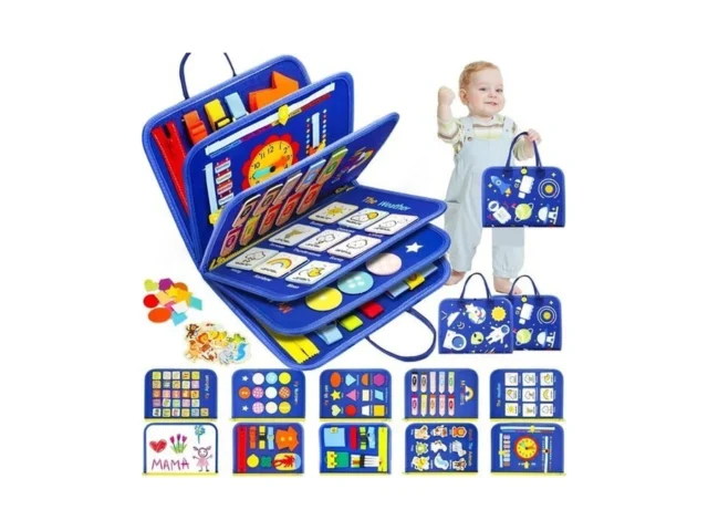 Toddler Busy Board Montessori Toys For Boys Sensory…