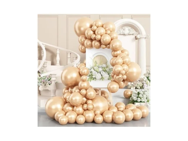 Pearl Nude Double-stuffed Balloons Arch Garland Kit… Code