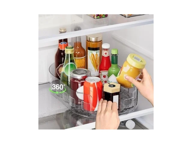 Holinwa Lazy Susan Organizer For Refrigerator 13 5… Code