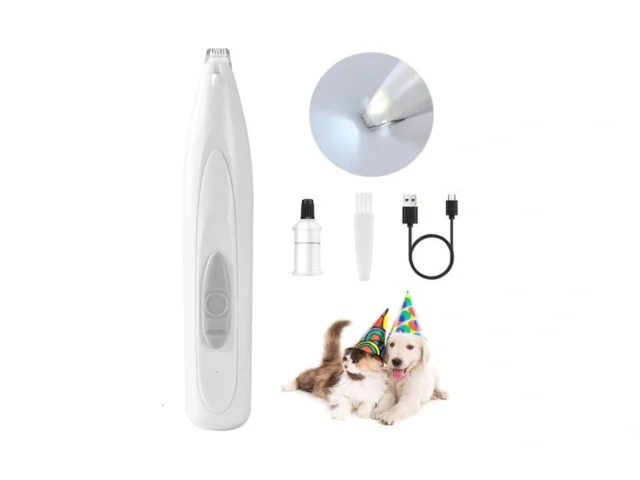 Furbona Dog Paw Trimmer With Led Light Rechargeable… Code