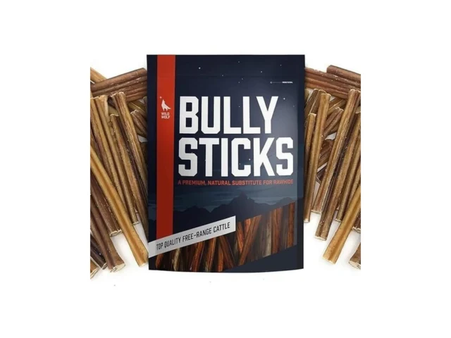 Wild Wolf 6-inch Angus Bully Sticks 8oz 9-11 Sticks…