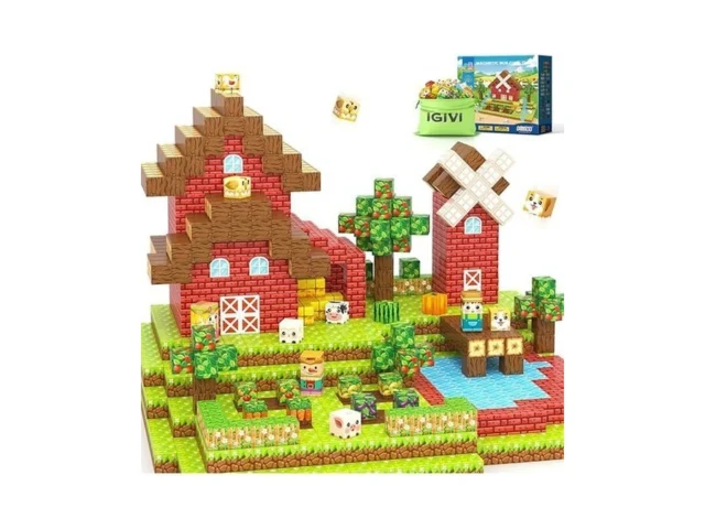 1 Magnetic Blocks – Build Mine Magnet World Farm… Code