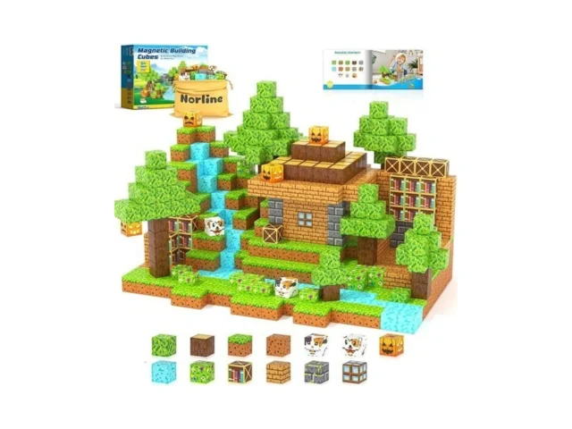 Norline Magnetic Blocks – 100pcs Build Mine… Code