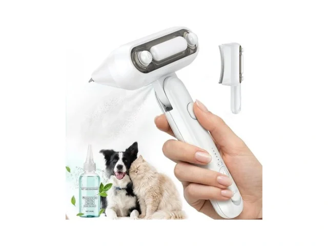 Spray Deshedding Brush For Cats Dogs 2-in-1 Mist… Code