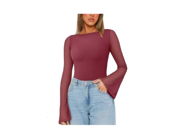 Reoria Women S Fall Trendy Sexy Boat Neck Long… Code