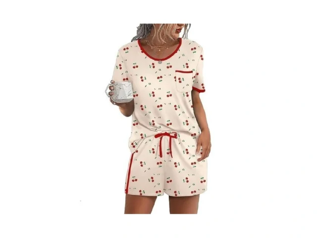 Wiholl Pajamas For Women Set Shorts And Pants 2… Code