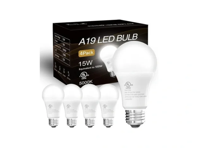 Dalattin 4 Pack Led Bulbs Daylight White 5000k 100… Code