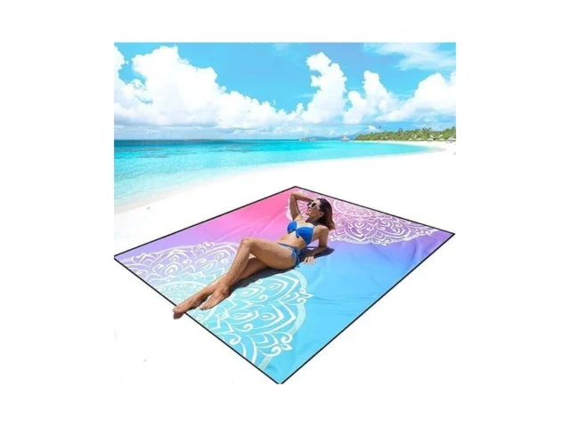 Aisparky Beach Blanket Waterproof Sandproof… Code