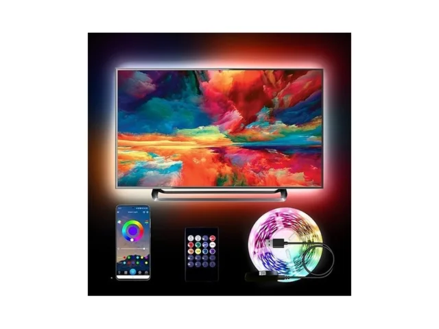 Dalattin 15ft Led Lights For Tv 50-65 Inch Usb Rgb… Code