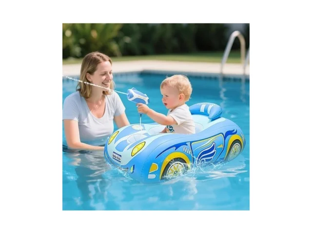 Automatic Water Gun With Toddler Pool Float… Code