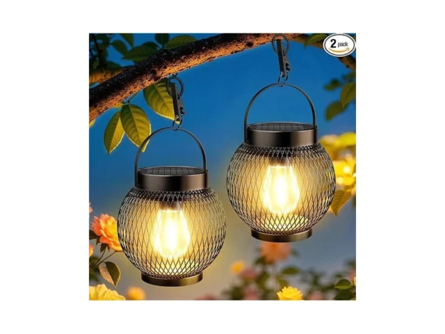 Solar Lanterns Outdoor Waterproof Upgraded Hanging… Code