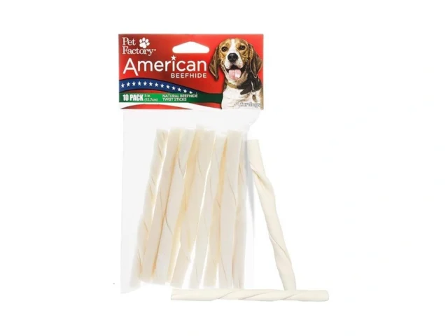 Pet Factory American Beefhide 5 Twist Sticks Dog… Coupon