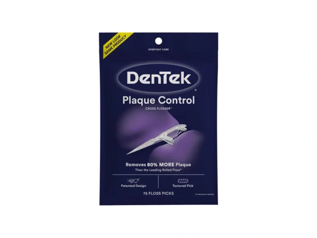 Dentek Floss Picks X-shaped Cross Flosser Plaque… Coupon