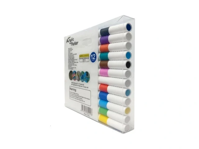 Jesanwoo 12 Colors Watercolor Acrylic Paint Pens… Code