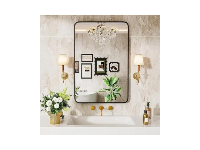 Nbgv 22 X 30 Bathroom Mirror Black Bathroom Mirrors… Code