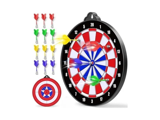 Magnetic Dart Board For Kids – 12pcs Magnetic Darts… Code