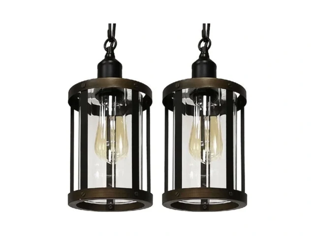 Zeeyeah Black Pendant Lights Kitchen Island Metal… Coupon