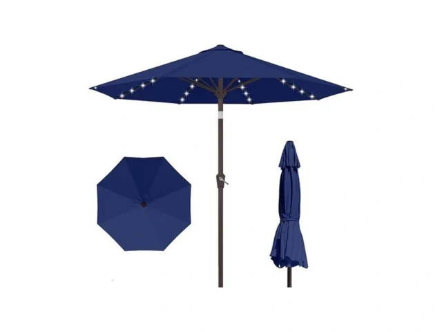 Kingdura 10ft Outdoor Patio Umbrella With Solar… Code