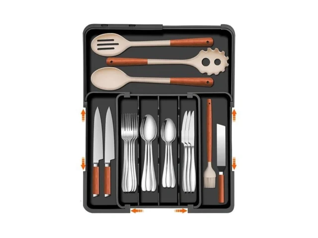 Spaclear Silverware Organizer – Expandable Kitchen… Code