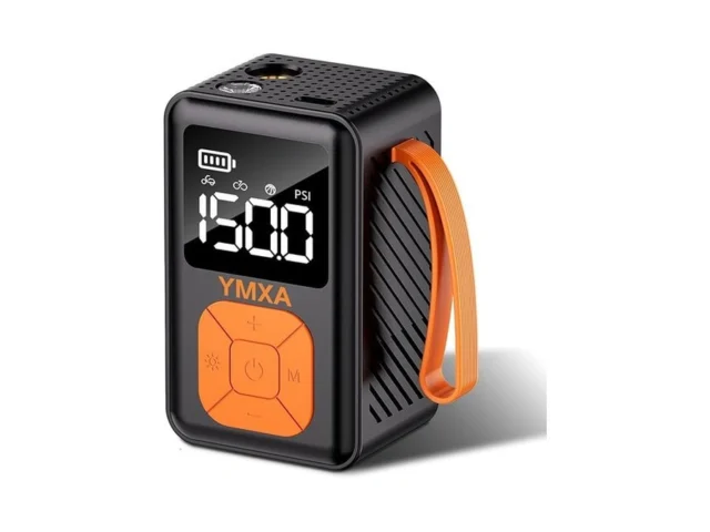 150 Psi Mini Bike Pump Auto-stop Digital Gauge Air… Coupon