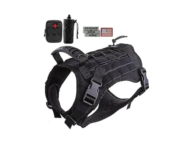Hanshengday Tactical Dog Vest With Pouches… Coupon