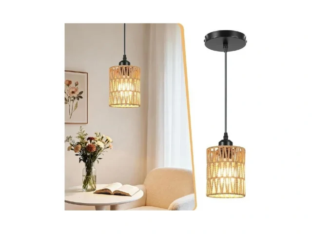 Genyzlux Rattan Pendant Light Kitchen Island 4 7… Coupon