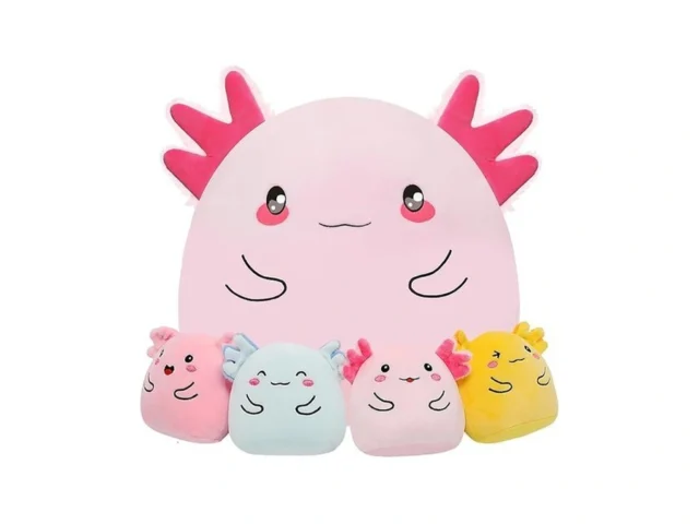 Axolotl Plush With 4 Babies Inside – 13 Inch Mommy… Code