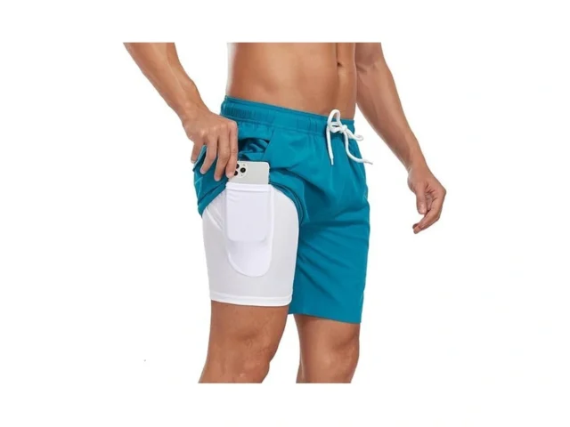 Inloko Mens Swim Trunks With Compression Liner 7… Code